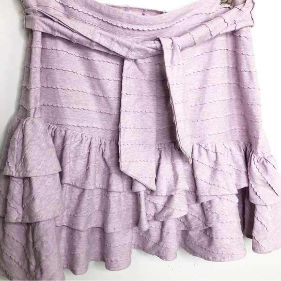 TULA Rosa lavender ruffle hem scallop detail mini skirt - Picture 11 of 14
